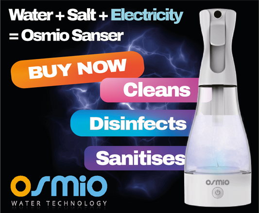 Osmio Sanser Sanitiser Spray 500ML (conforms to BS EN 1276: BS EN 1500)