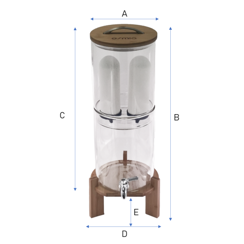 Osmio Clarity Gravity Water Filter