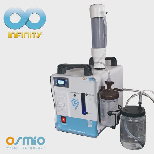 Osmio Infinity Hydroxy Gas/Water Production Electrolysis System